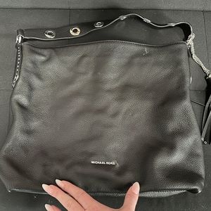 Michael Kors black leather purse